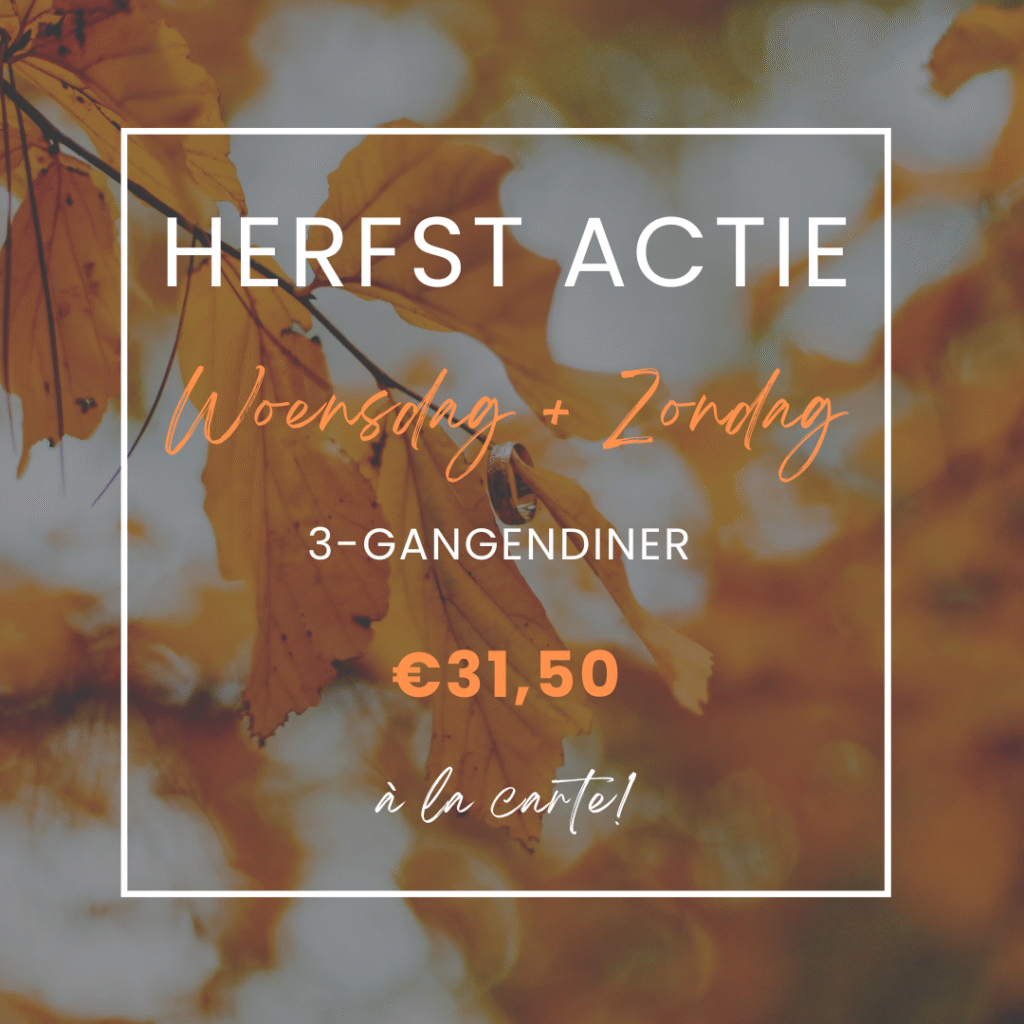 Herfst actie 31,50
